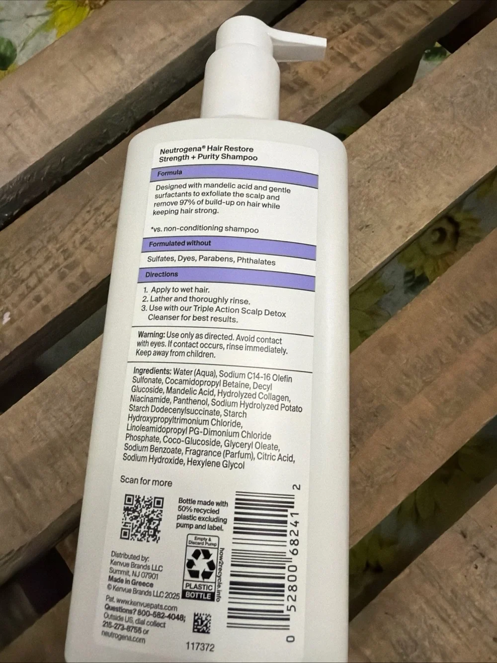 Neutrogena Hair Restore Strength + Purity Shampoo & Conditioner -